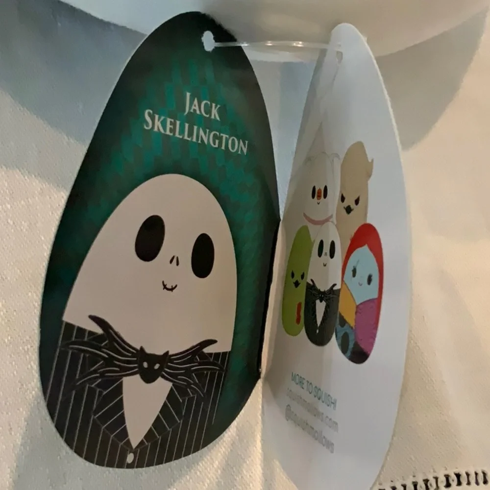 Squishmallows Disney Jack Skellington The Nightmare Before Christmas Plush NWT - Picture 9 of 13